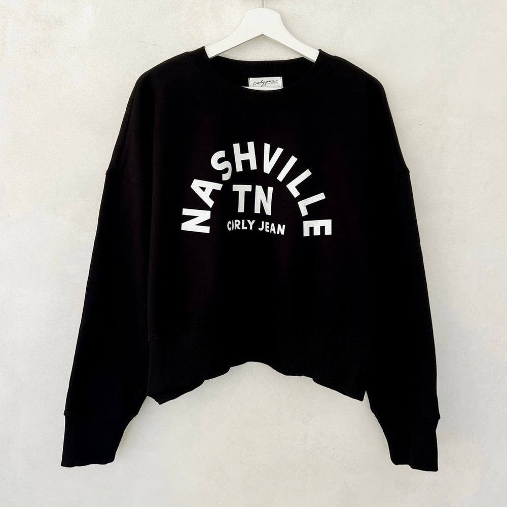 NWOT Nashville Crewneck Cropped Sweatshirt CJLA Carly Jean Los Angeles
